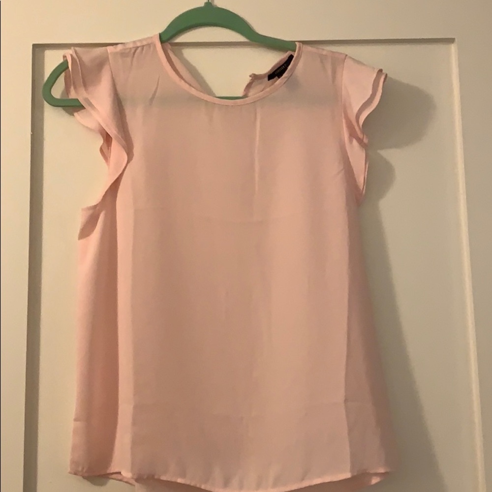 Forever 21 light pink blouse